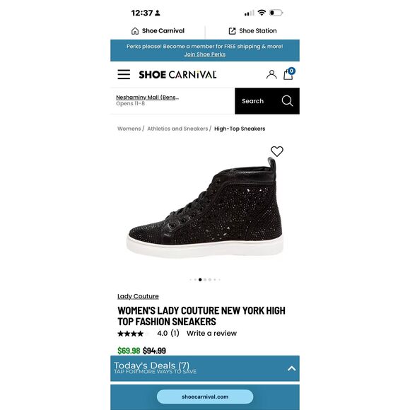 Coach Women's black grey Signature Ray Outline High Top Fashion Sneaker size 6B - Picture 12 of 15